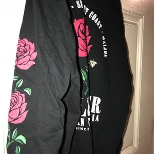 Long Sleeve Crop Top Hollister shirt